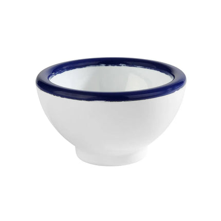 GGM Gastro (6 pcs) Ramekin - ENAMEL LOOK - Melamine - 20ml - Ø55mm - White/Blue