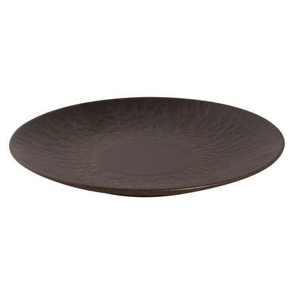 GGM Gastro (6 pcs) RUST | Plate - flat - Stoneware - Ø210mm - Brown
