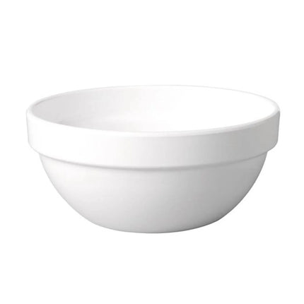 GGM Gastro (6 pcs) Salad Bowl - CASUAL MAXI - Melamine - 1.8L - Ø 200mm - 200x200mm - Depth: 90mm - White