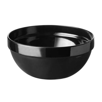 GGM Gastro (6 pcs) Salad Bowl - FRIENDLY - PET - 2.5L - round - Ø 230mm - Depth: 105mm - Black