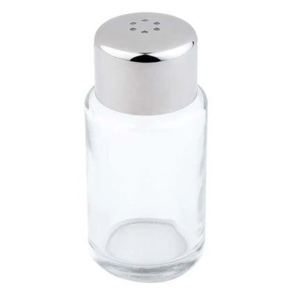 GGM Gastro (6 pcs) Salt & Pepper Shakers - 2-piece set - Holes Ø 1.85mm - Ø 40mm - Glass - Height: 90mm - Matt