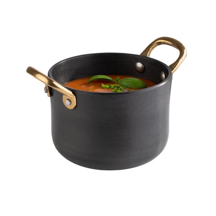 GGM Gastro (6 pcs) Serving Pot CASTORO - Aluminium - 0.6L - Ø 115mm - Height: 80mm - Grey