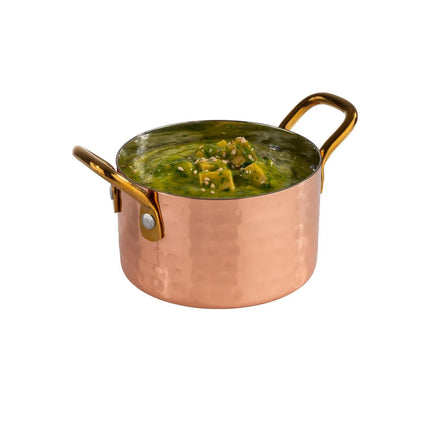 GGM Gastro (6 pcs) Serving Pot MUMBAI - Stainless Steel - 300ml - Ø 90mm - Height: 55mm - Copper