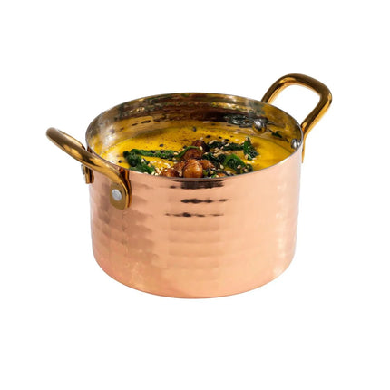 GGM Gastro (6 pcs) Serving Pot MUMBAI - Stainless Steel - 600ml - Ø 115mm - Height: 70mm - Copper