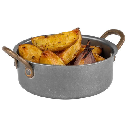 GGM Gastro (6 pcs) Serving Pot VINTARA - Stainless Steel - 0.55L - Ø 140mm - Height: 50mm