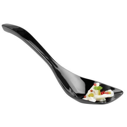 GGM Gastro (6 pcs) Serving Spoon PREMIUM - Ø 65mm - Length: 265mm - Melamine - Black