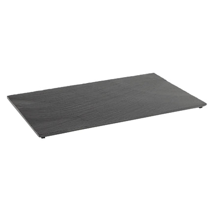 GGM Gastro (6 pcs) Slate Serving Board - Natural Slate - GN 1/1 - VALO - 6-piece set - 530x325mm - Black