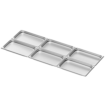 GGM Gastro (6 pcs) Stainless Steel Gastronorm Pan GN 1/1 - Depth: 40mm