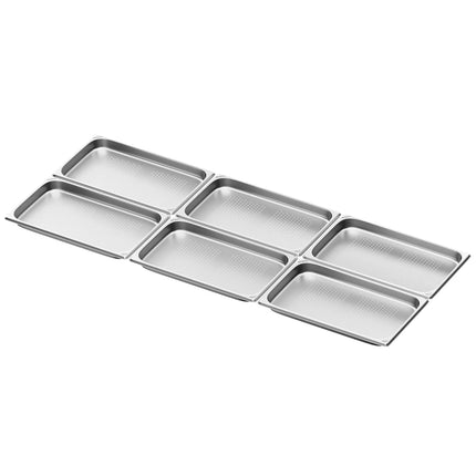 GGM Gastro (6 pcs) Stainless Steel Gastronorm Pan GN 1/1 - perforated - Depth: 40mm