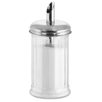 GGM Gastro (6 pcs) Sugar Pourer - Diner-Style - Glass - 320ml - Height: 135mm - with Single Spout