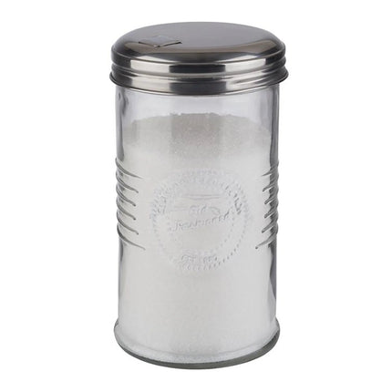 GGM Gastro (6 pcs) Sugar Pourer - Glass - 350ml - Height: 140mm - with Side Hole and Flap