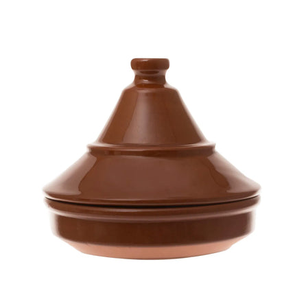 GGM Gastro (6 pcs) Tapas bowl with lid - CLASSICO - Stoneware - round - Ø 140mm - Brown