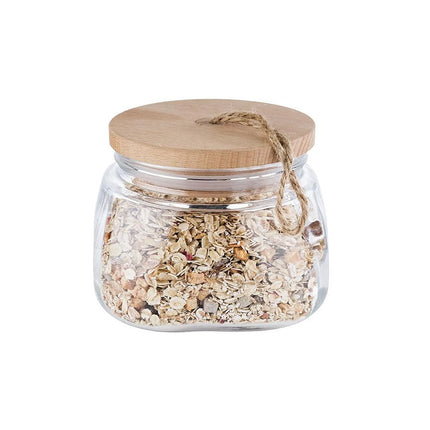 GGM Gastro (6 pcs) Tumbler - WOODY - 1 Liter - Clear