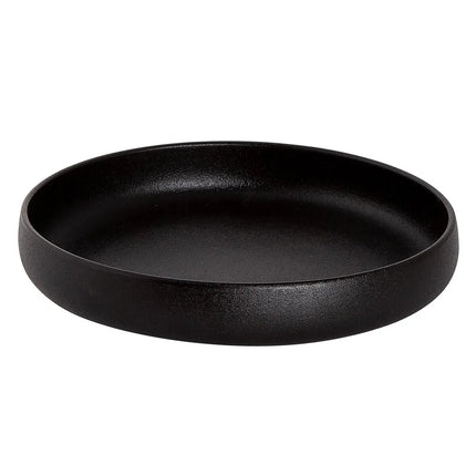 GGM Gastro (6 pcs) UNIVERSE | Deep Plate - Porcelain - Ø210mm - Black