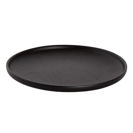 GGM Gastro (6 pcs) UNIVERSE | Plate - flat - Porcelain - Ø260mm - Black