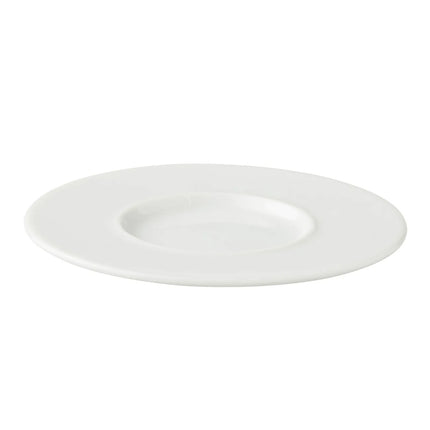 GGM Gastro (6 pcs) WHITE DELIGHT - Cappuccino saucers - Ø160mm - White
