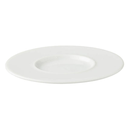 GGM Gastro (6 pcs) WHITE DELIGHT - Espresso saucers - Ø130mm - White