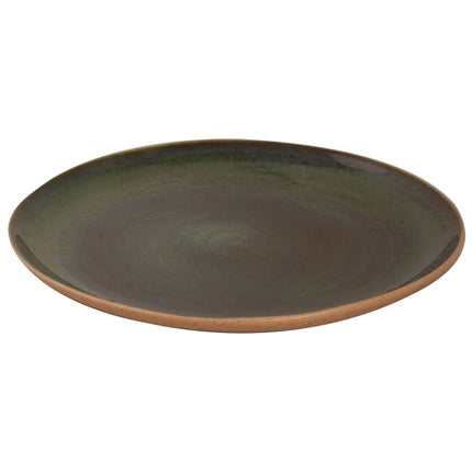 GGM Gastro (6 pcs) WISTERIA | Plate - flat - Stoneware - Ø285mm - Green/Beige