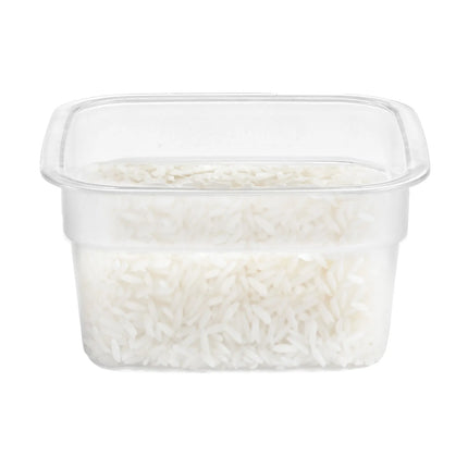 GGM Gastro (6 pieces) CAMBRO | CAMSQUARES® FreshPro Square Food Containers – 0.47 L – Clear – Dishwasher Safe