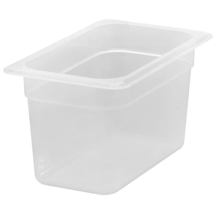 GGM Gastro (6 pieces) CAMBRO | Gastronorm Container 1/4 - Polypropylene - Translucent - 150 mm