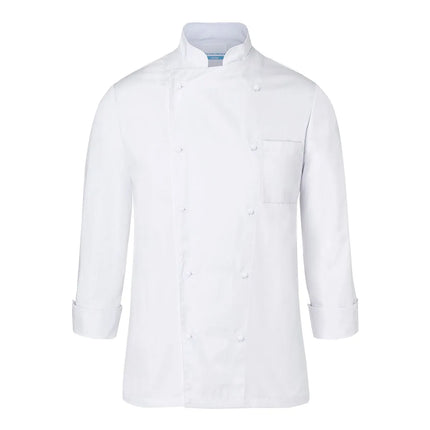 GGM Gastro (6 pieces) KARLOWSKY | Basic Chef Jacket – Unisex - White - L - 10 Ball Buttons