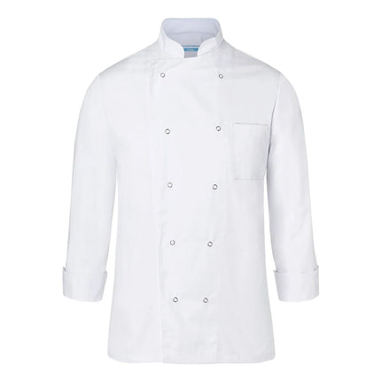 GGM Gastro (6 pieces) KARLOWSKY | Basic Chef Jacket – Unisex - White - XXL - Press Studs