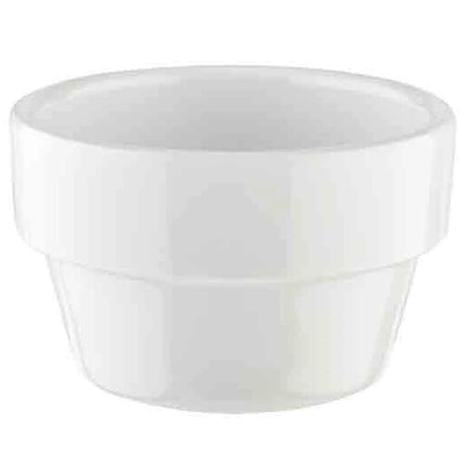 GGM Gastro (60 pcs) Dipping Pot - FLOWER POT - Melamine - 40ml - Ø60mm - White