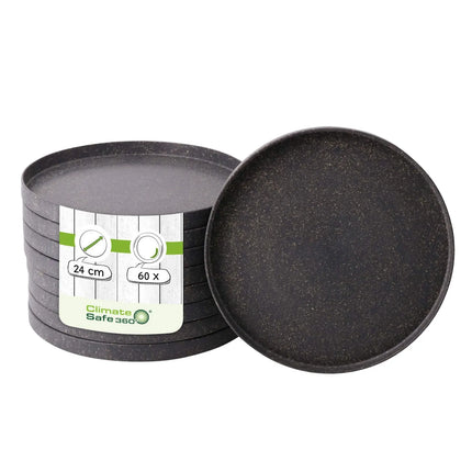 GGM Gastro (60 pcs) Plate - flat - Bio-Compound - Ø240mm - Grey