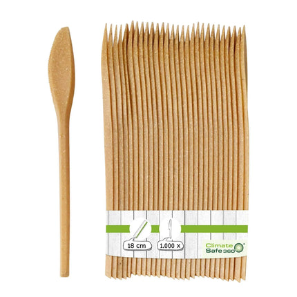 GGM Gastro (60 pcs) Reusable Knife - 180mm - Brown