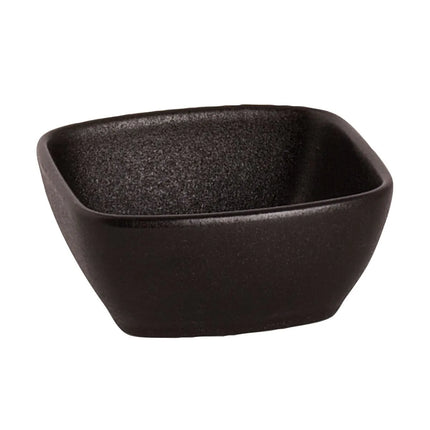 GGM Gastro (8 pcs) Bowl - Universe - Porcelain - 125ml - square - 80x80mm - Black