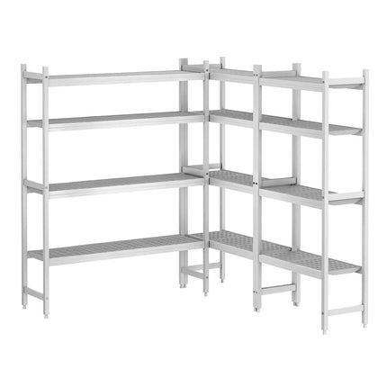 GGM Gastro Aluminium Shelf Set - Installation depth: 360mm - Load capacity: 600kg