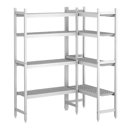 GGM Gastro Aluminium Shelf Set - Installation depth: 360mm - Load capacity: 600kg