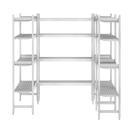 GGM Gastro Aluminium Shelf Set - U-shape - Installation depth: 360mm - Load capacity: 600kg