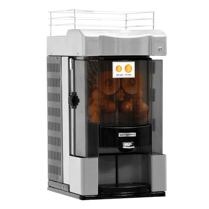 GGM Gastro Automatic Orange Juicer - 370W - 75kg - with 25 oranges/min, orange size 60-75mm, automatic feed, ideal for self-service - Grey