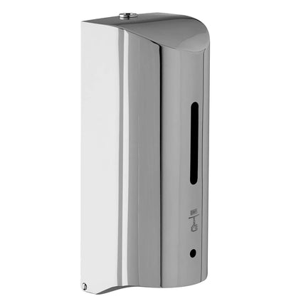 GGM Gastro Automatic Soap Dispenser - 1000ml - Stainless steel - wall mounted, touch‑free, automatic, lockable, refillable reservoir