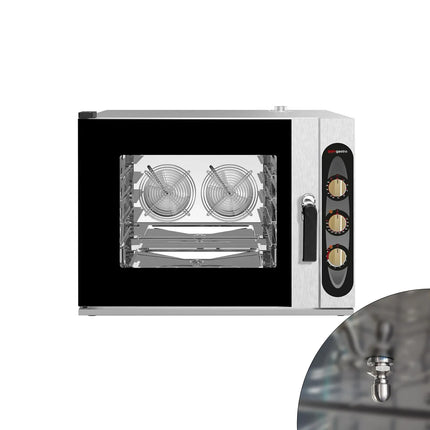 GGM Gastro Bakery-Commercial Combi Oven - Manual Controls - 4x EN 600x400