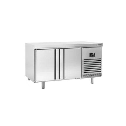 GGM Gastro Bakery Counter Freezer PREMIUM PLUS - 1618x800mm - with 2 doors - capacity 420 litres - worktop without upstand