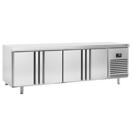GGM Gastro Bakery Counter Fridge PREMIUM PLUS - 2752x800mm - with 4 doors - capacity 850 litres