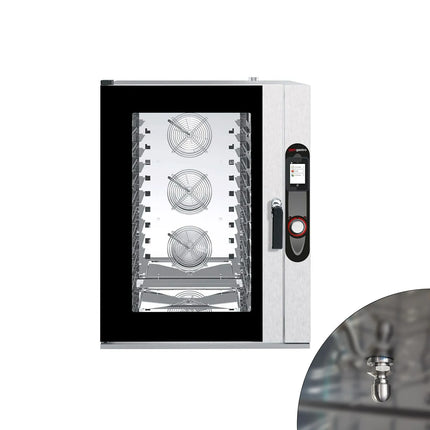 GGM Gastro Bakery-Electric Commercial Combi Oven - Touchscreen Controls - 10x EN 600x400 - incl. Automatic washing system