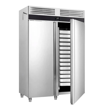 GGM Gastro Bakery Freezer Stainless steel PREMIUM - EN 600x400mm - 1700L - with 2 doors