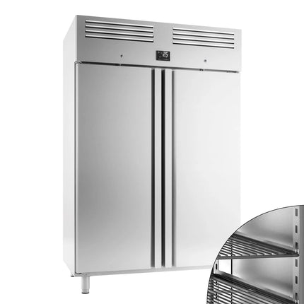 GGM Gastro Bakery Fridge Stainless steel PREMIUM - EN 600x400mm - 1240L - with 2 doors