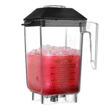 GGM Gastro Bar Blender Container - "BMK2-1500N" - Polycarbonate - 2L - 160x160x270mm - for BMK2-1500N - with lid
