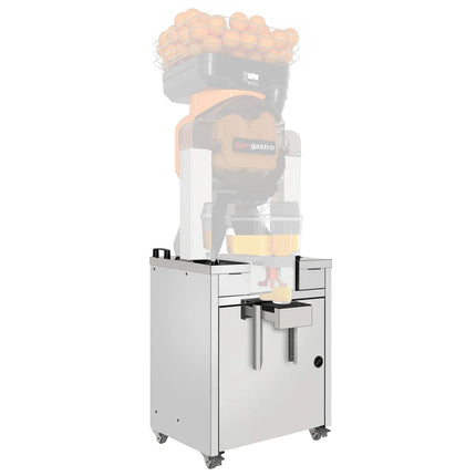 GGM Gastro Base Frame - Aluminium - 580x550x830mm - with height-adjustable glass/bottle shelf - freestanding - for Orange Squeezer OFZ2