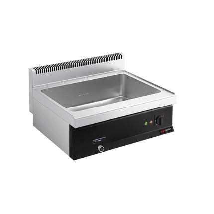 GGM Gastro Bếp Cách Thủy Để Bàn - 2x GN 1/1 hoặc 4x GN 1/2 - 2.4kW - Có Van Xả