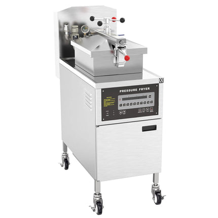 GGM Gastro Bếp Chiên Áp Suất Điện - 24L - 13.5kW - Có Lọc Dầu Tích Hợp - Kỹ Thuật Số