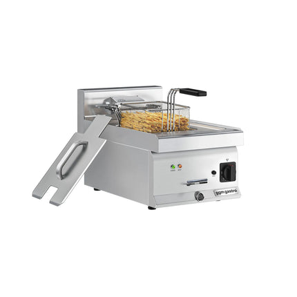 GGM Gastro Bếp Chiên Nhúng Điện Để Bàn - 10L - 9kW - Thủ Công - Có Van Xả