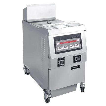GGM Gastro Bếp Chiên Nhúng Điện Đứng - 25L - 14.2kW - Điều Khiển Điện Tử - Có Lọc Dầu Tích Hợp