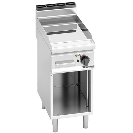 GGM Gastro Bếp Chiên Phẳng Điện - 4.8kW - Mặt Phẳng - Diện Tích Nấu: 400x714mm - Có Chân Đứng