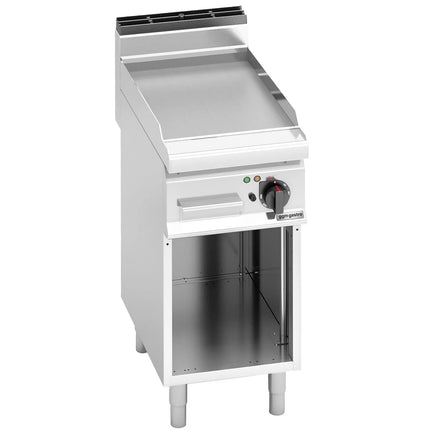 GGM Gastro Bếp Chiên Phẳng Điện - 4.8kW - Mặt Phẳng - Diện Tích Nấu: 400x714mm - Có Chân Đứng