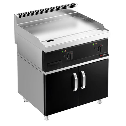 GGM Gastro Bếp Chiên Phẳng Điện - 7.1kW - Mặt Phẳng - Diện Tích Nấu: 795x535mm - Có Tủ Bệ - 2 Cánh